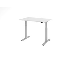 Schreibtisch XMST 12 weiß/silber gallery