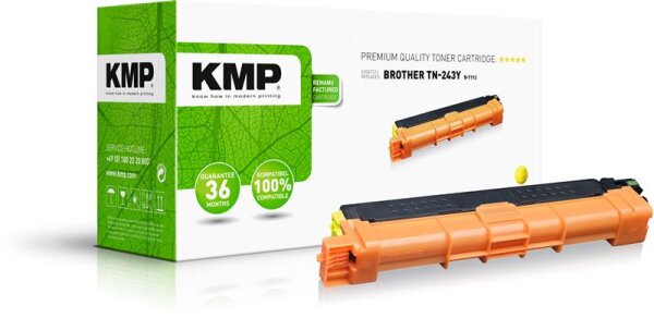 KMP B-T112  gelb Toner kompatibel zu brother TN243Y
