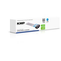 KMP E256X  cyan Druckerpatrone kompatibel zu EPSON T9452