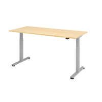 Sitz-Steh-Schreibtisch el.180x80cm Ahorn