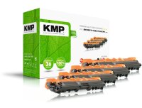 KMP B-T58V  schwarz, cyan, magenta, gelb Toner kompatibel zu brother TN-242BK/TN-246CMY, 4er-Set