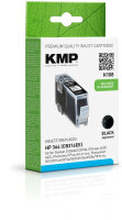 KMP H108  schwarz Druckerpatrone kompatibel zu HP 364 (CB316EE)