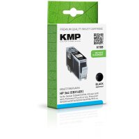 KMP H108  schwarz Druckerpatrone kompatibel zu HP 364 (CB316EE)