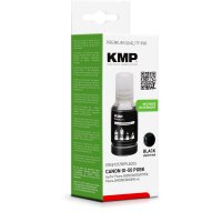 KMP  schwarz Tintenflasche kompatibel zu Canon GI50PGBK