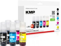 KMP  schwarz, cyan, magenta, gelb Tintenflaschen kompatibel zu Canon GI51PGBK/C/M/Y, 4er-Set