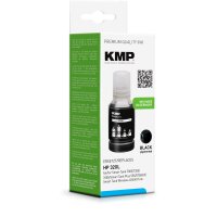 KMP  schwarz Tintenflasche kompatibel zu HP 32XL (1VV24AE)