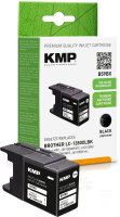 KMP B59BX  schwarz Druckerpatrone kompatibel zu brother...