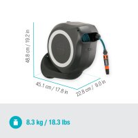 GARDENA Wand-Schlauchbox RollUp M