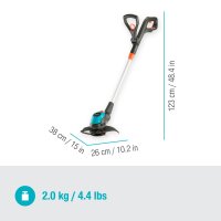 GARDENA EasyCut 23/18V P4A solo Akku-Rasentrimmer 18,0 V, oh