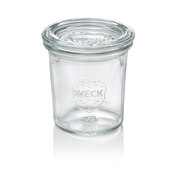 Sturzglas mit Deckel Weck, 140 ml, Set á 12 Stück, Glas