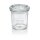 Sturzglas mit Deckel Weck, 140 ml, Set á 12 Stück, Glas