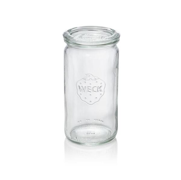Mini-Zylinderglas mit Deckel mit Deckel Weck, 145 ml, Set á 12 Stück, Glas