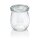Tulpenglas mit Deckel Weck, 220 ml, Set á 12 Stück, Glas