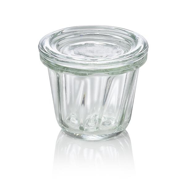 Gugelhupfglas mit Deckel Weck, 80 ml, Set á 12 Stück, Glas