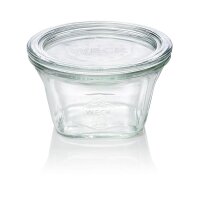 Quadroglas mit Deckel Weck, 290 ml, Set á 6...