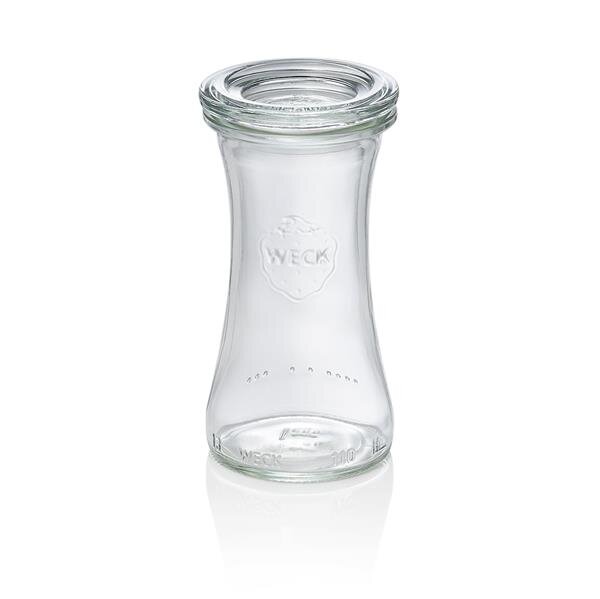 Delikatessenglas mit Deckel Weck, 100 ml, Set á 6 Stück, Glas