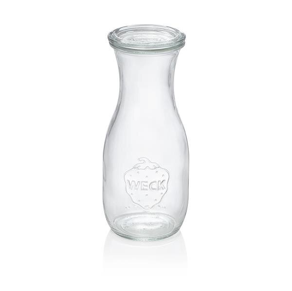 Saftflasche mit Deckel Weck, 0,53 ltr., Set á 6 Stück, Glas