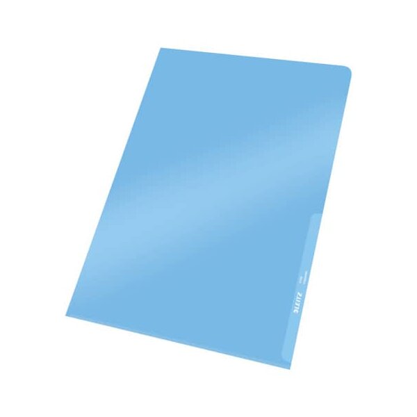 4100 Sichthülle Premium, A4, PVC, dokumentenecht, blau