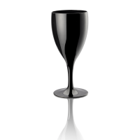 Sektglas, 220 ml, Füllstrich 150 ml, schwarz,...