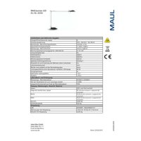 MAUL MAULbusiness LED-Schreibtischlampe silber 8,6 W