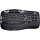 Logitech K350 wireless ergonomische Tastatur kabellos schwarz, silber