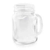 Trinkglas mit Henkel Caro, 0,45 ltr., 10,7 x