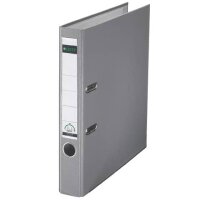 1015 Ordner Plastik - A4, 52 mm, grau