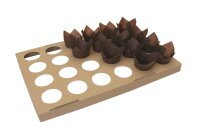 Muffinform-Verbund - Tulpe Muffinform-Verbund Tulpe, 580 x 390 x 35 mm