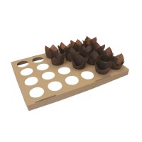 MUFFINFORMEN-VERBUND „TULPE“, 580 x 390 x 35...