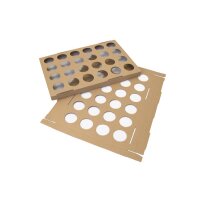 MUFFINFORMEN-VERBUND „TULPE“, 580 x 390 x 35 mm VE 42