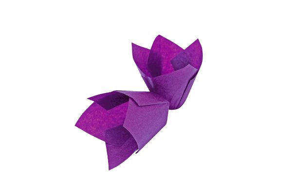 Muffinform Tulpe, violett Muffinform Tulpe, violett Ø 50 mm x 55 mm