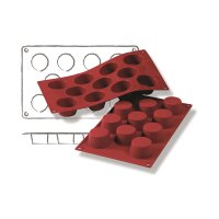 SILIKON-BACKFORMEN MUFFIN MINI, 11 x 50 ml VE 1