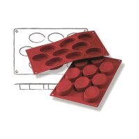 SILIKON-BACKFORMEN OVAL, 9 x 50 ml VE 1