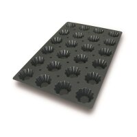 SILIKON-BACKFORMEN 400 x 600 - BRIOCHE, 24 x 84 ml VE 1