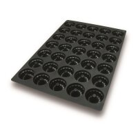 SILIKON-BACKFORMEN 400 x 600 - GUGELHUPF, 35 x 80 ml VE 1