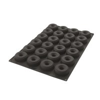 SILIKON-BACKFORMEN 400 x 600 - DONUTS, 24 x 133 ml VE 1