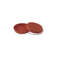 SILIKON-BACKFORMEN - RUND GLATT, Ø 280 mm x 45 mm VE 1