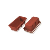 SILIKON-BACKFORMEN - KÖNIGSKUCHEN, 240 x 105 x 65 mm...