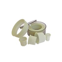 AUSSTECHERSATZ 9-TEILIG, NYLON, RUND, GEZACKT,  VE 1 Set