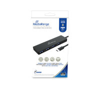 MediaRange USB-Hub MRCS508 4-fach schwarz