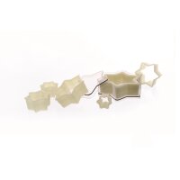 AUSSTECHERSATZ 7-TEILIG, NYLON, STERN, GLATT,  VE 1 Set