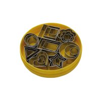 DEKOR-AUSSTECHER IM SATZ "GEOMETRIE", 24 St. / 24 pcs. VE 1 Set