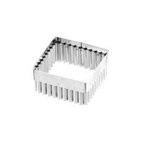 AUSSTECHER QUADRAT, GEZACKT, 85 x 85 mm VE 1