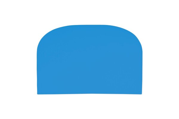 Teigschaber flexibel Teigschaber blau, LDPE 148 x 99 x 2 mm
