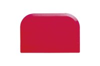 Cremeschaber Teigschaber rot, PP 151 x 102 x 1 mm