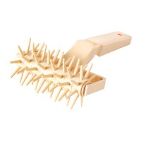 STIPPROLLER / PIZZATEIG-DOCKER, ELFENBEIN, POM, 120 mm VE 1
