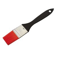 PINSEL MIT KUNSTSTOFFGRIFF - ROTE ANTIHAFTBESCHICHTETE BORSTE, 35 mm VE 1