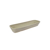 GÄRKORB / BROTFORMEN LANG, ECKIGER KOPF  4000 GR.,...