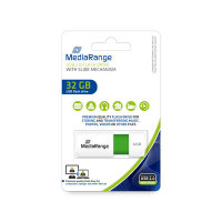 MediaRange USB flash drive, color edition, green, 32GB
