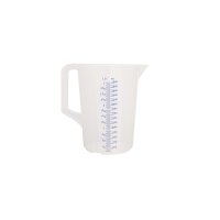 MESSBECHER - GESCHLOSSENER GRIFF - PP, 3,0 l VE 1